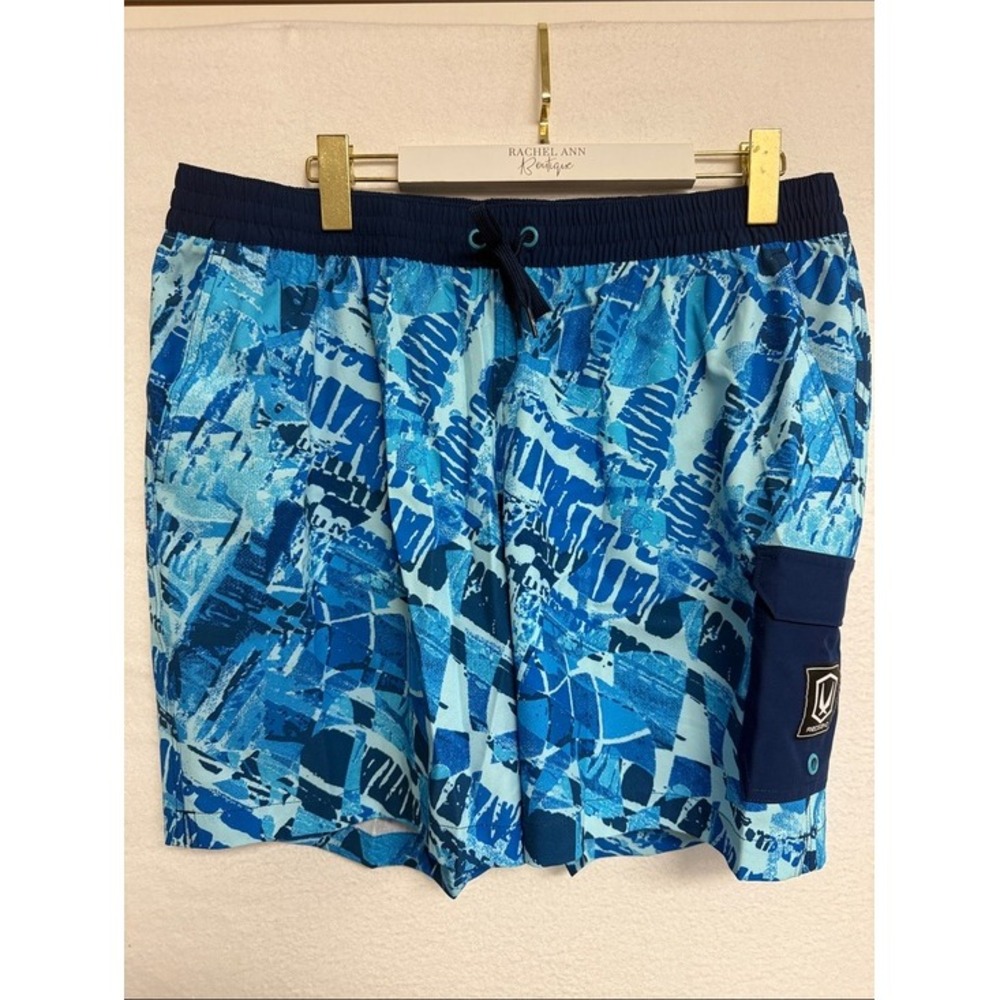 Redsand Swim Trunks Mesh Lining Size XL Pockets NWT Navy Blue Marin